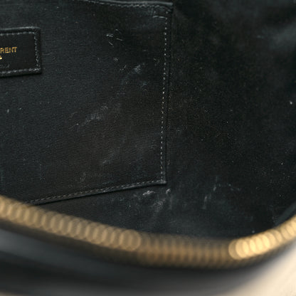 Saint Laurent Canvas Monogram Zipped Pouch Beige Black 11 of 11