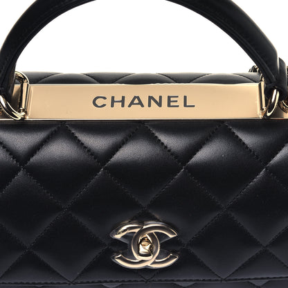Chanel Lambskin Quilted Small Trendy CC Dual Handle Flap Bag Black 5 of 5