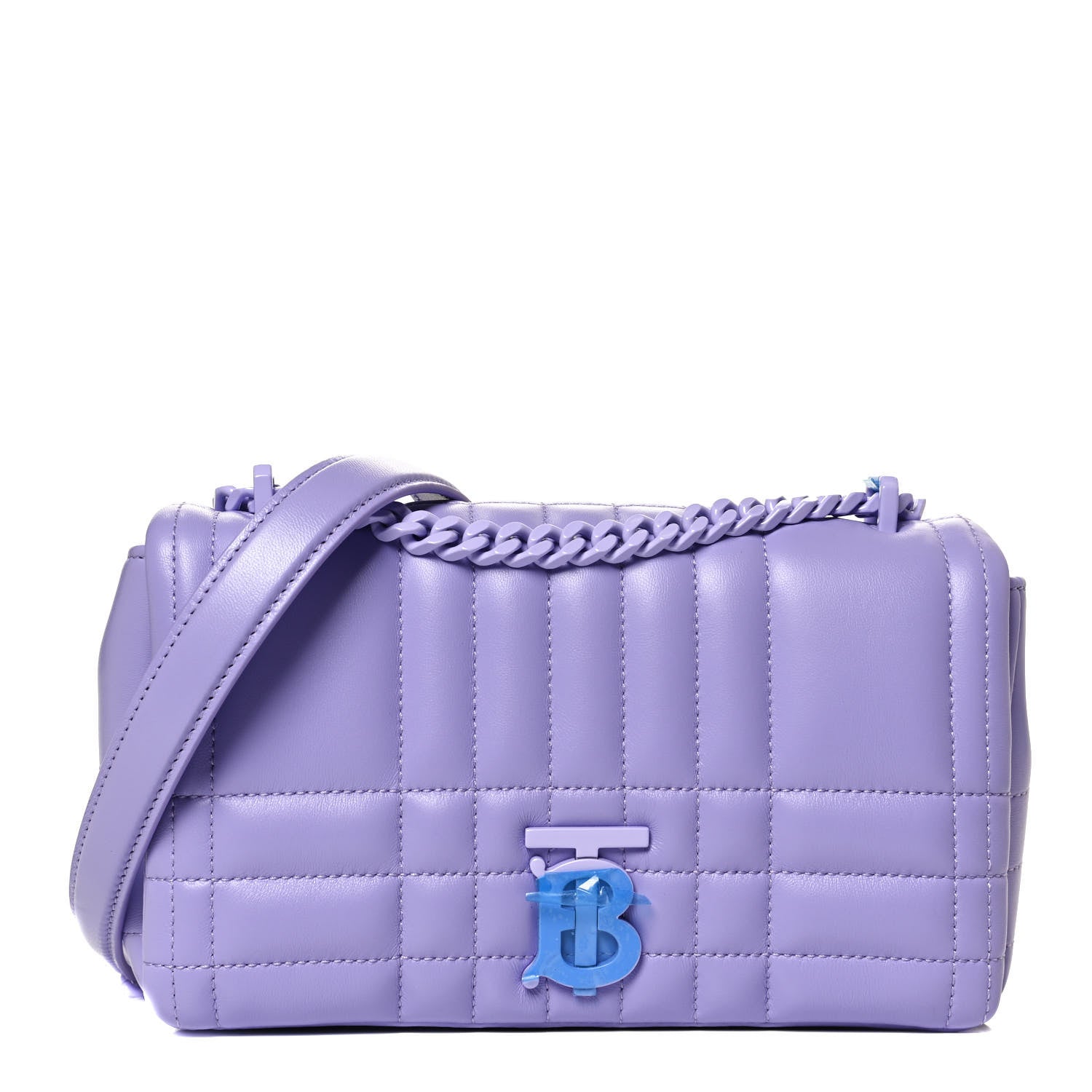 Burberry Lambskin Quilted Small Lola Bag Soft Violet 1 of 10