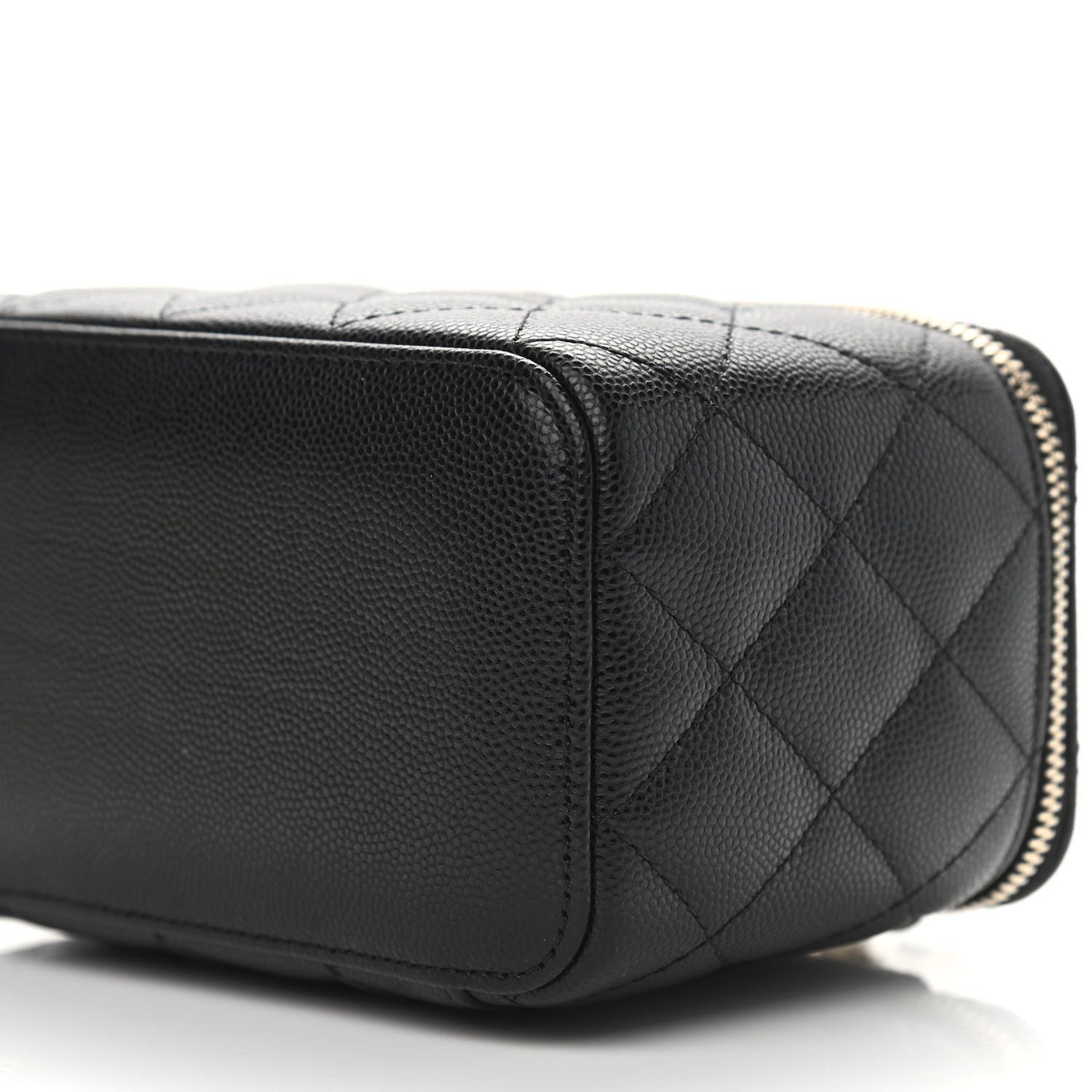 Chanel Caviar Quilted Small Vanity Case With Chain Black 9 of 9