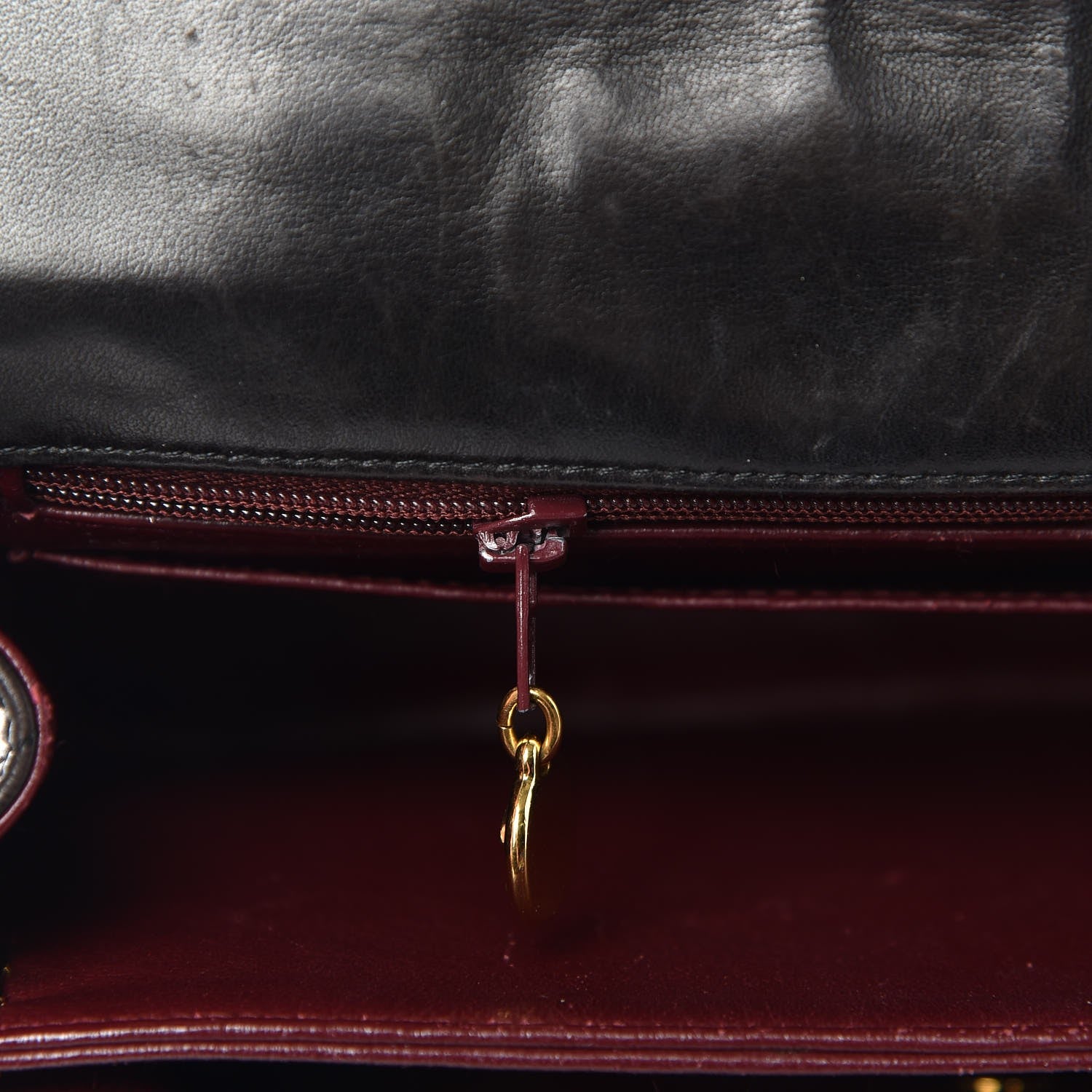 Chanel Lambskin Quilted Flap Shoulder Bag Dark Brown 10 of 19
