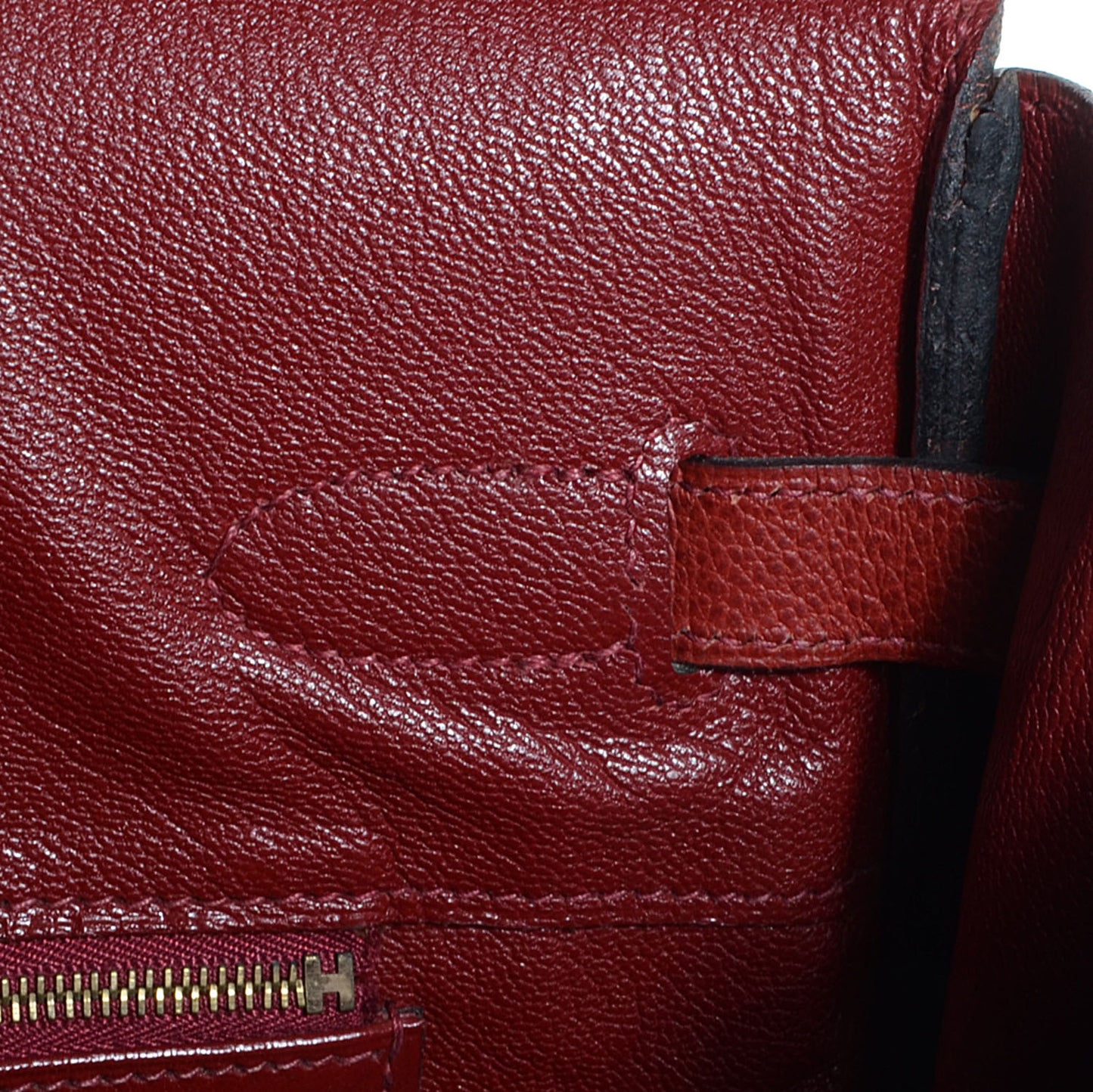 Buffle Skipper Birkin 35 Rouge H
