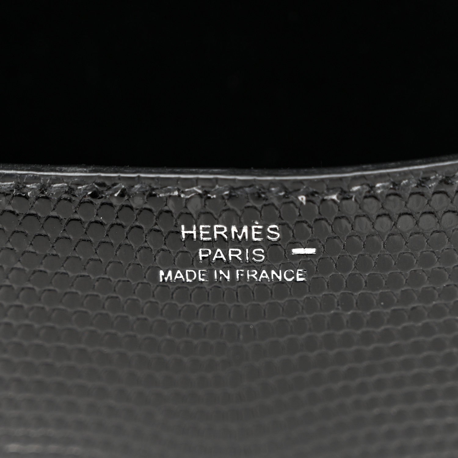 Hermes Lizard Constance 18 Black 10 of 25