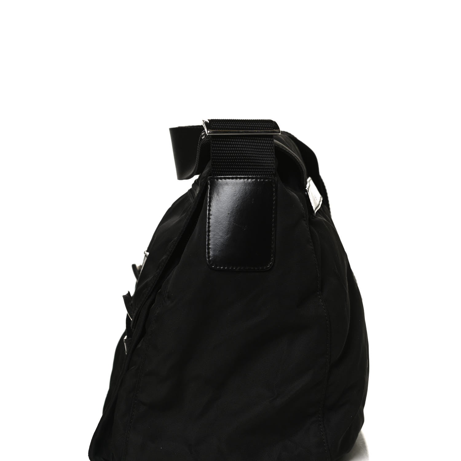 Prada Nylon Vela Messenger Bag Black 12 of 14