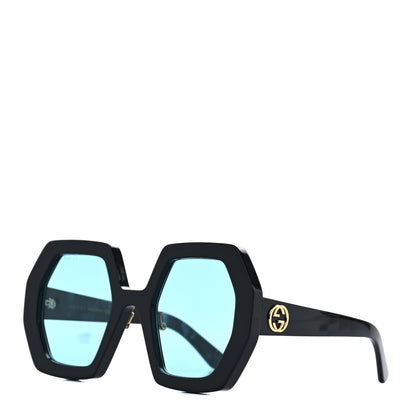 Gucci Acetate Square Sunglasses GG0772S Black 1 of 8