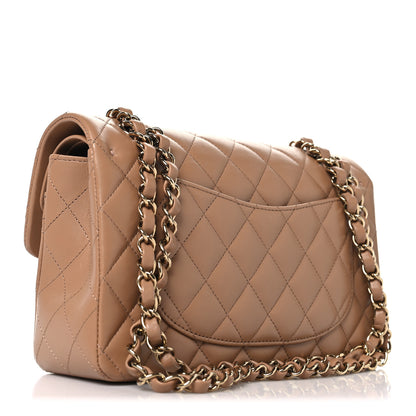 Chanel Lambskin Quilted Small Double Flap Brown 3 of 11