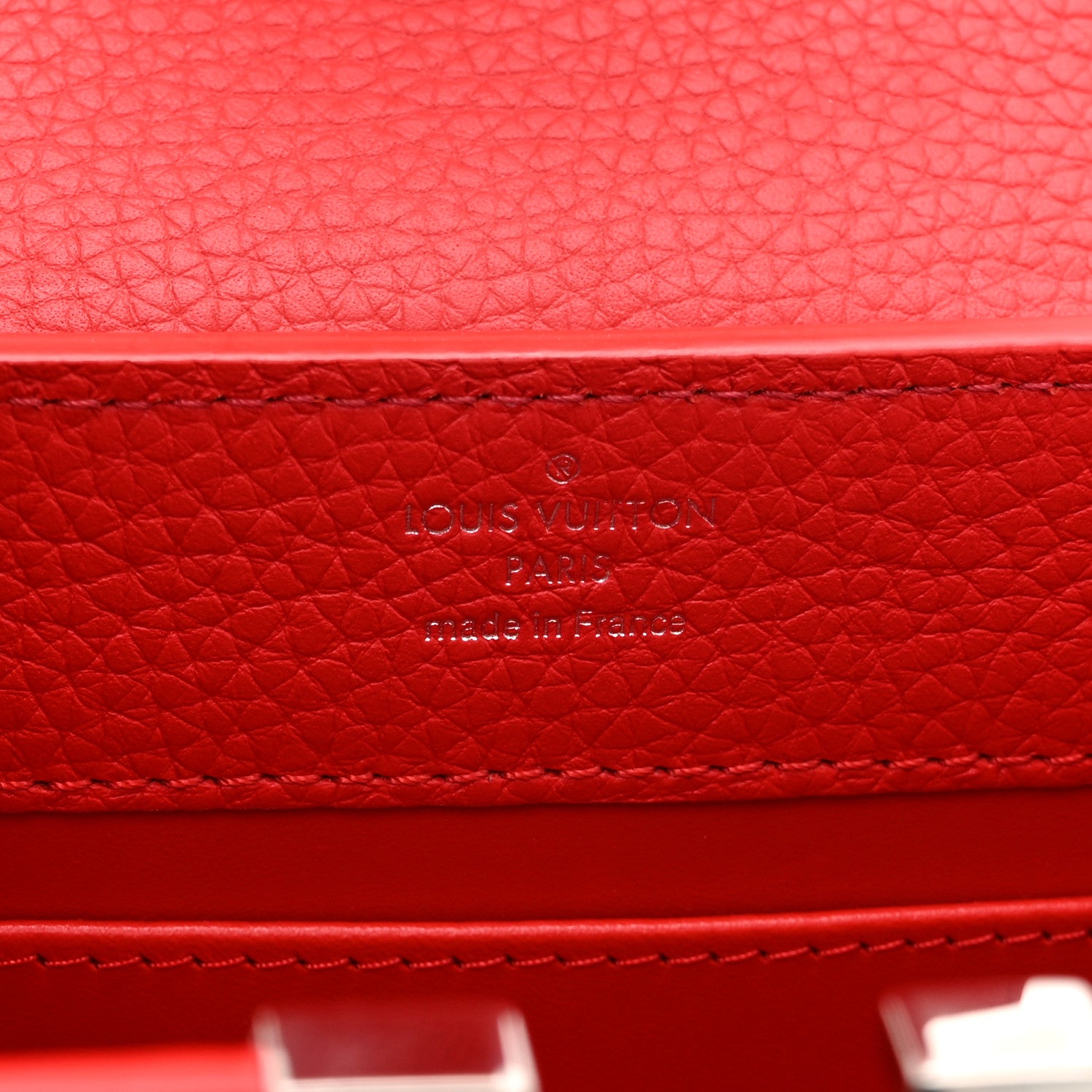 Louis Vuitton LV X YK Taurillon Capucines Mini Red White 6 of 9