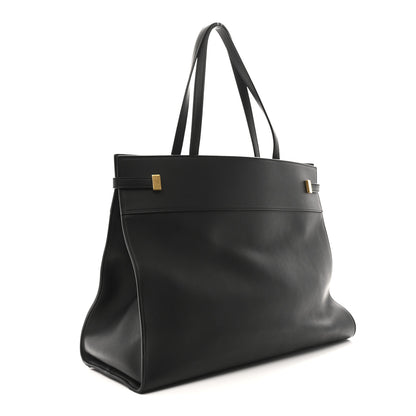Saint Laurent Calfskin Medium Manhattan Shopper Tote Black 3 of 13