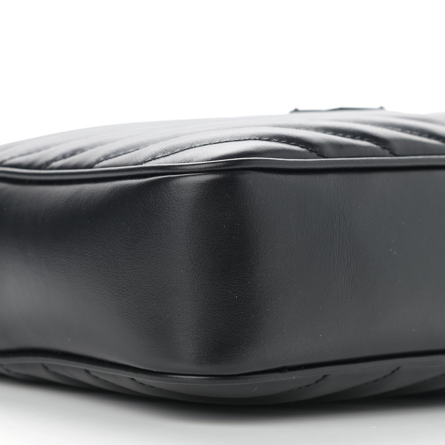 Saint Laurent Calfskin Matelasse Monogram Lou Camera Bag Black 9 of 10