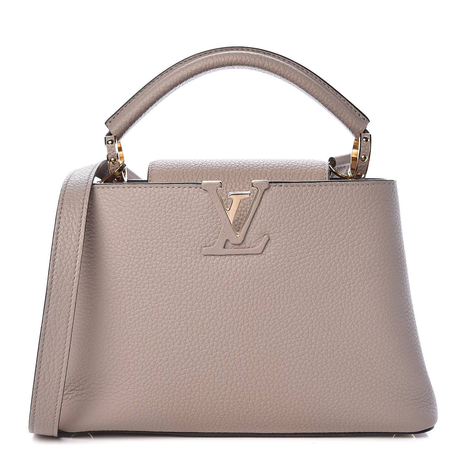 Louis Vuitton Taurillon Capucines BB Galet 1 of 10