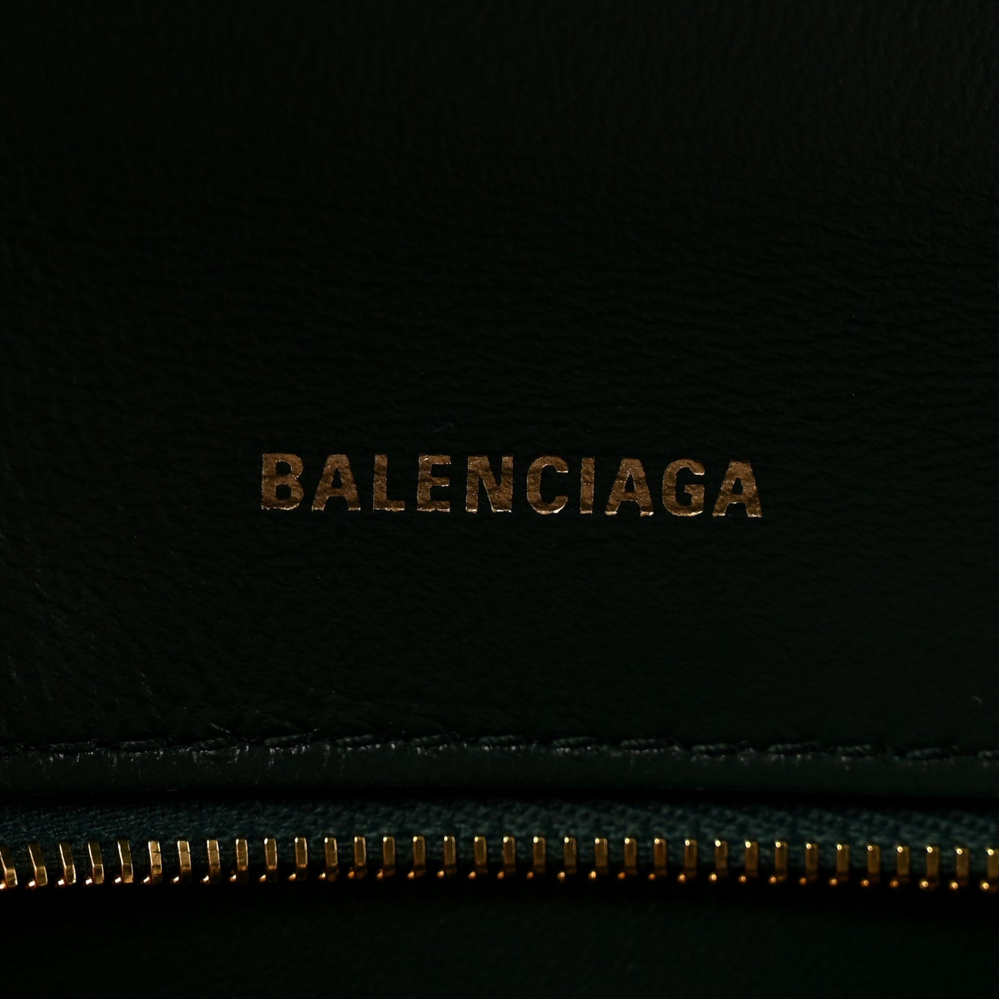 Shiny Calfskin Crocodile Embossed Small Hourglass Top Handle Bag Forest Green