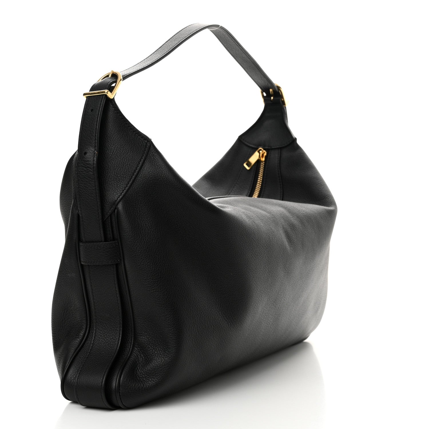 Celine Supple Calfskin Large Romy Shoulder Bag Black 3 of 12