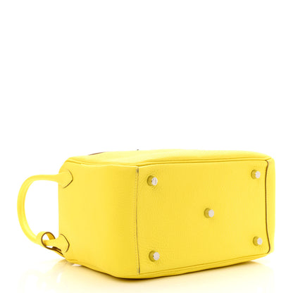 Hermes Taurillon Clemence Lindy 26 Lime 4 of 11