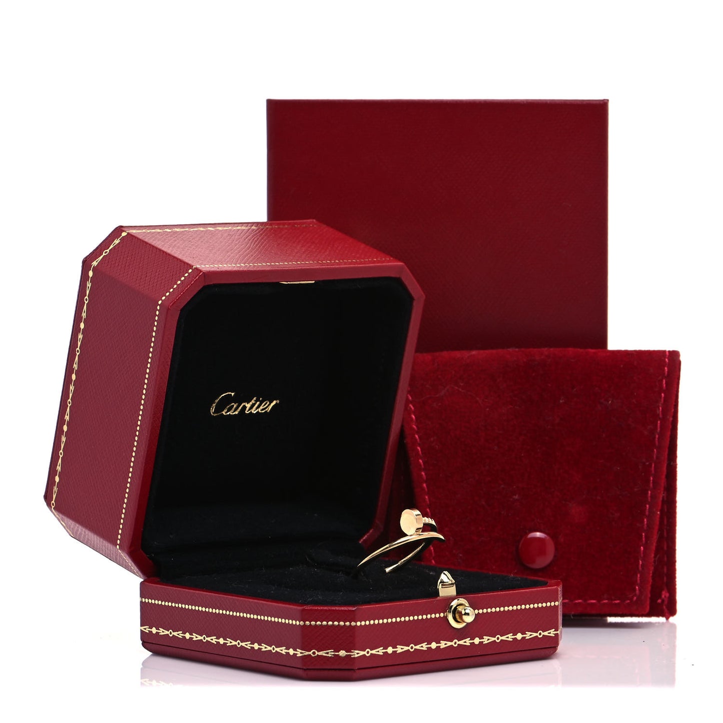 18K Yellow Gold Small Juste Un Clou Ring 58 8.25