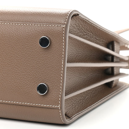 Saint Laurent Grained Calfskin Topstich Baby Sac De Jour Taupe 9 of 12