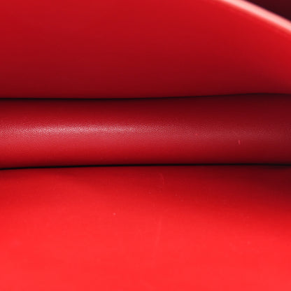 Celine Box Calfskin Medium Classic Box Flap Bag Red 5 of 13
