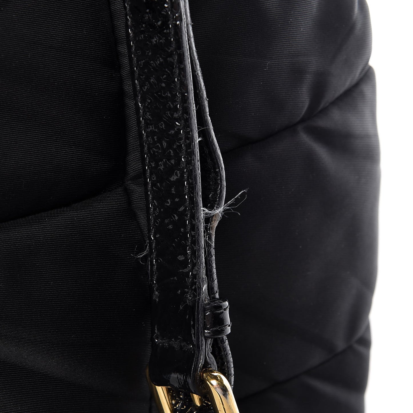 Tessuto Nylon Quilted Tote Black