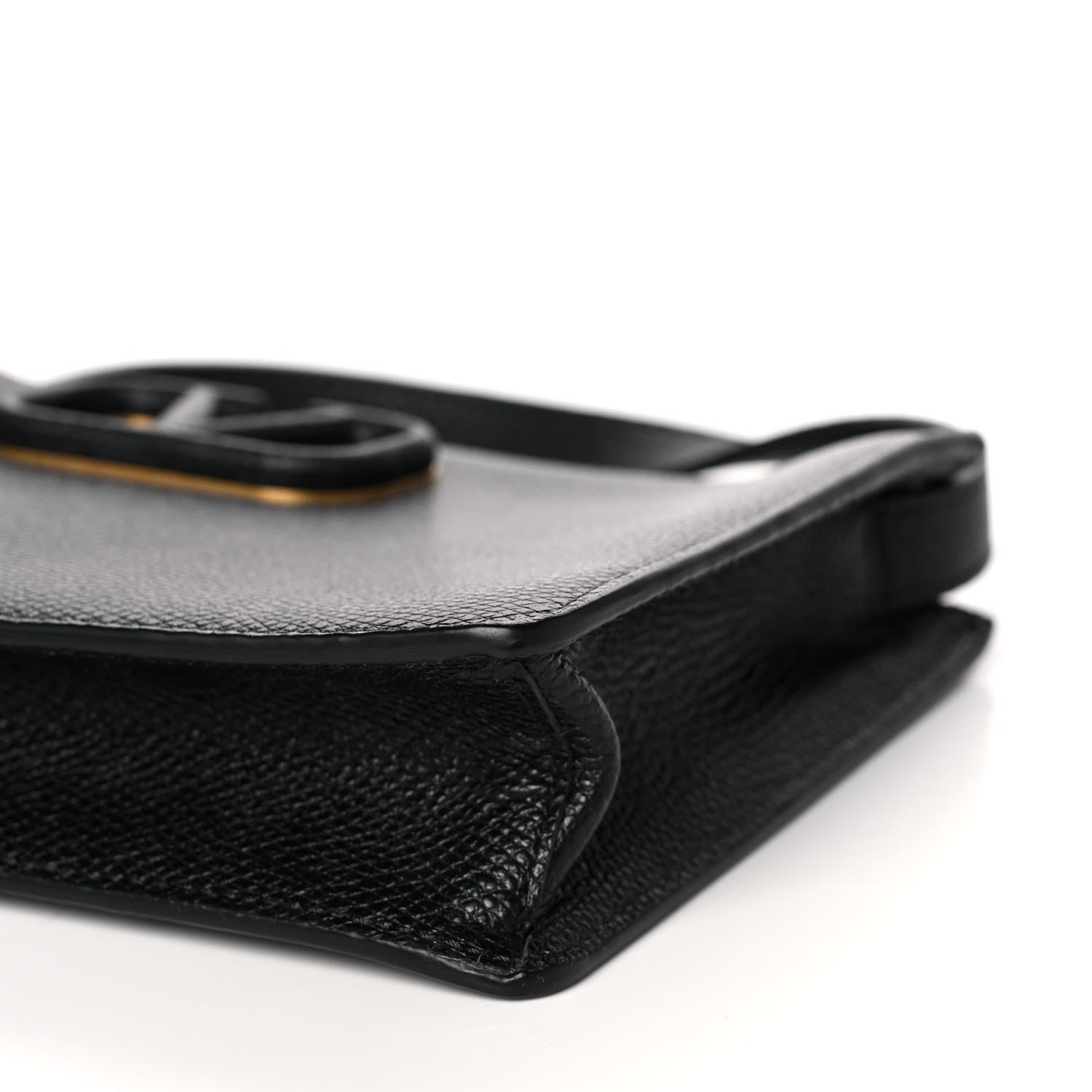 Valentino Garavani Grained Calfskin VSling Pouch Black 9 of 10