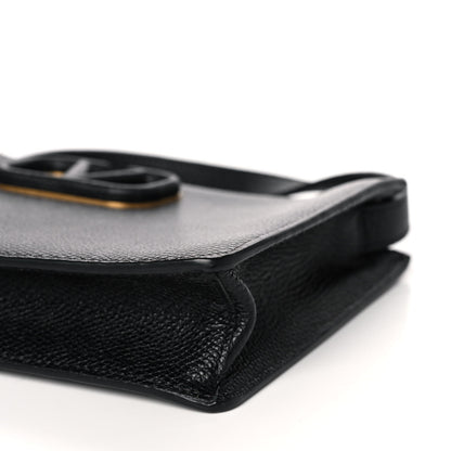 Valentino Garavani Grained Calfskin VSling Pouch Black 9 of 10