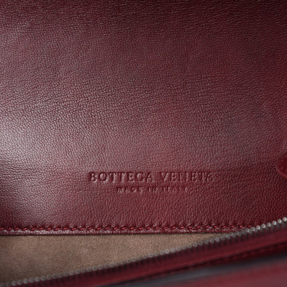 Bottega Veneta Nappa Intrecciato Olimpia Knot Clutch Red 8 of 10