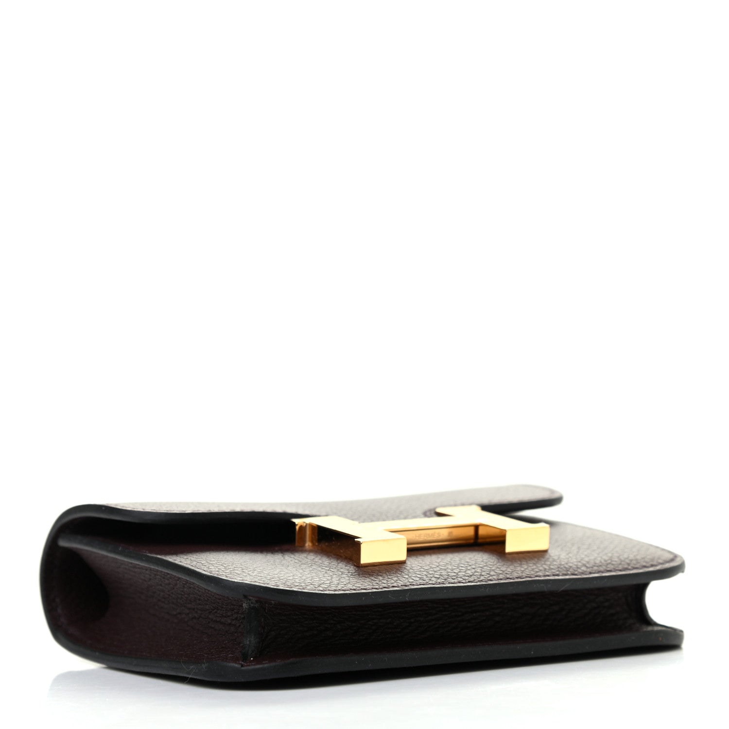 Hermes Evercolor Constance Slim Wallet Rouge Sellier 5 of 8