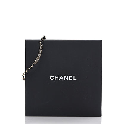 Chanel Metal Lambskin Crystal Sergeant Bracelet Gold 4 of 4