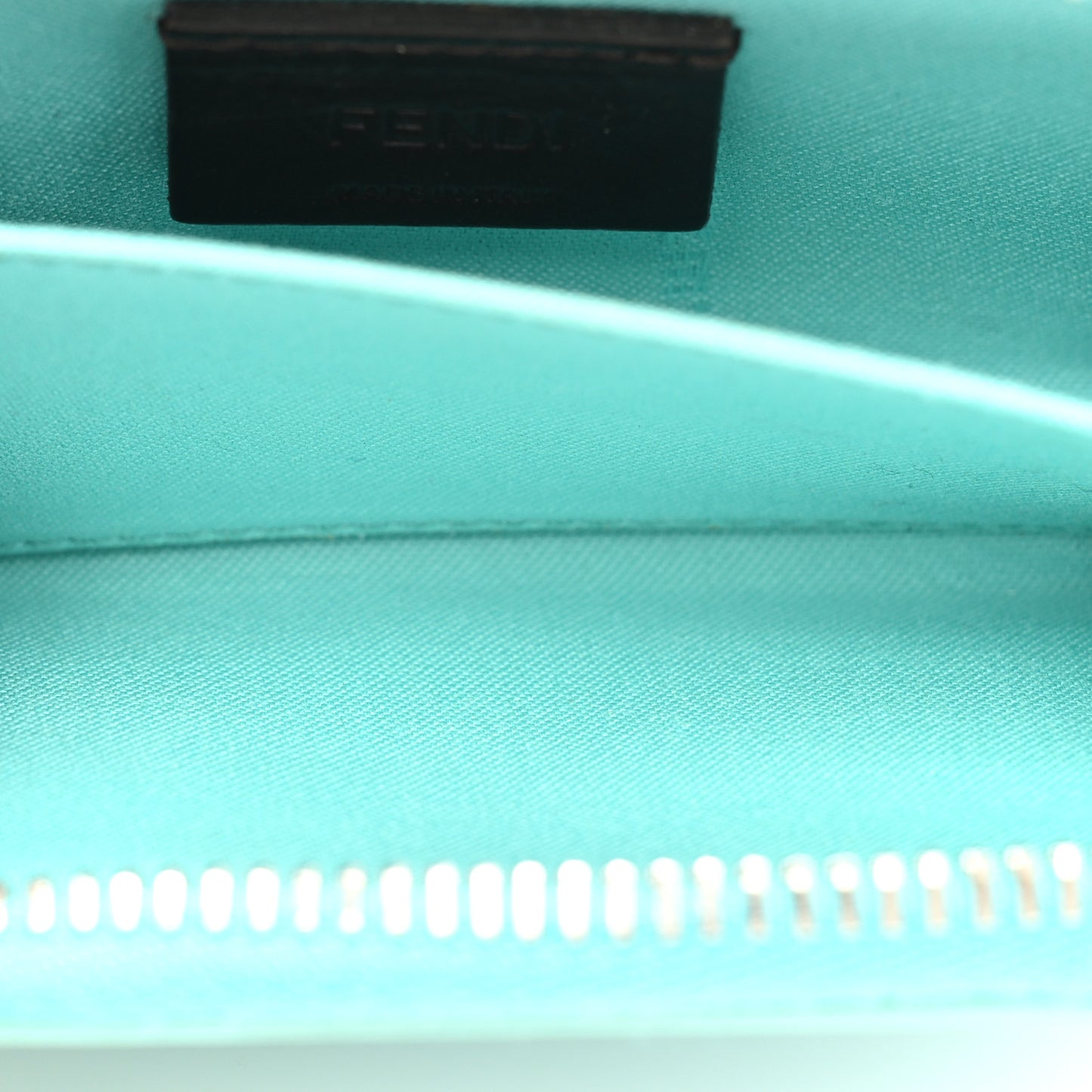 Vitello Flamingo Mini Zip Around Wallet Tiffany