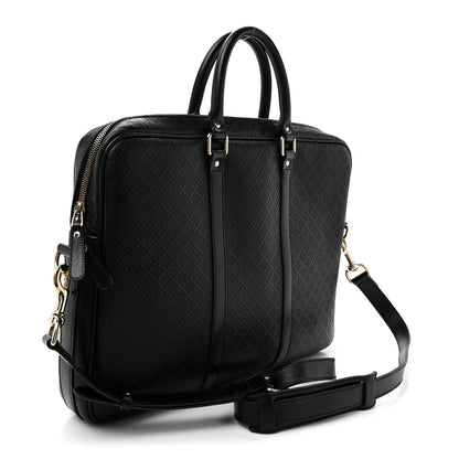 Gucci Diamante Signature Briefcase Black 2 of 16