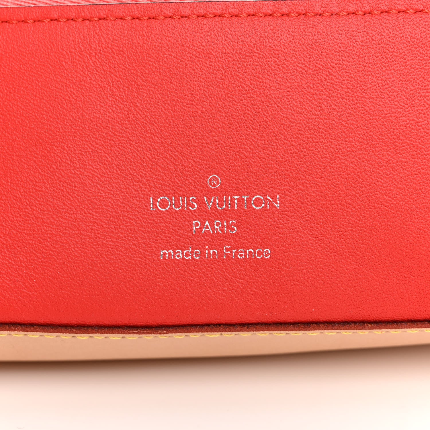 Louis Vuitton Monogram Elizabeth Pencil Pouch Red 6 of 8