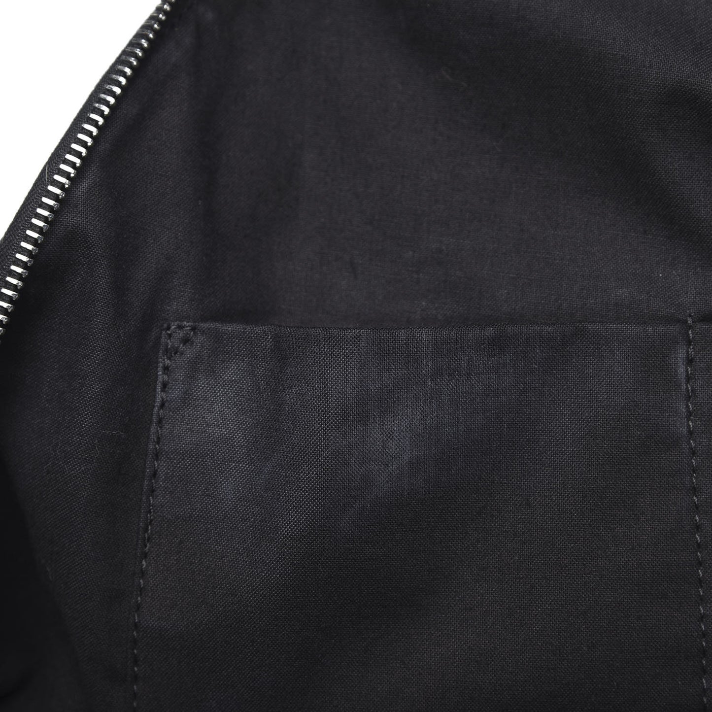 Calfskin Canvas Navy Backpack Black