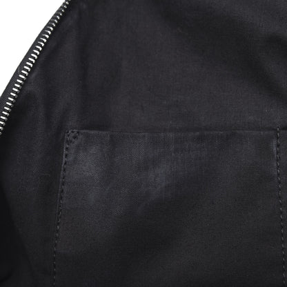 Balenciaga Calfskin Canvas Navy Backpack Black 15 of 16