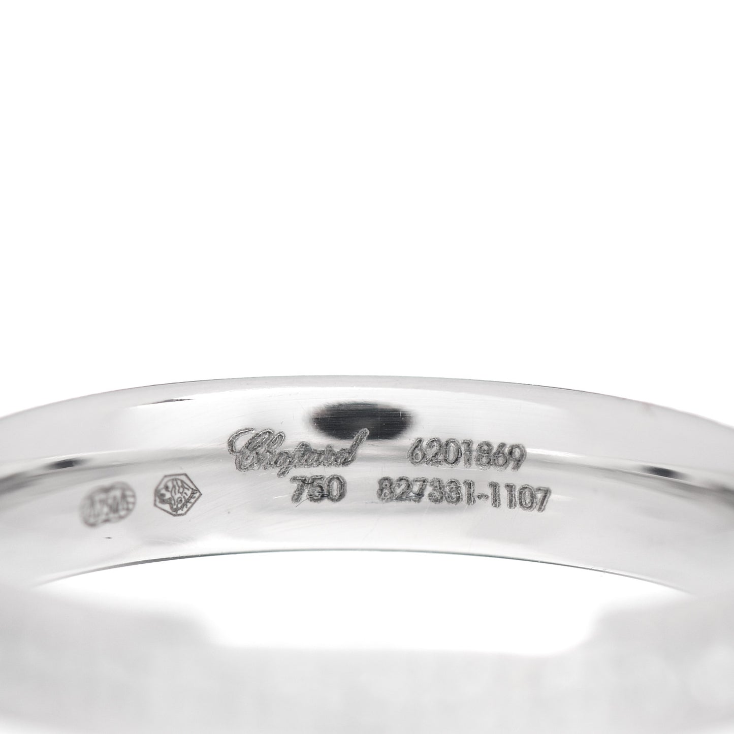 18K White Gold Diamond 3.5mm Wedding Band Ring 50 5.25