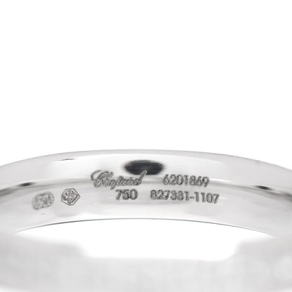 Chopard 18K White Gold Diamond 3.5mm Wedding Band Ring 50 5.25 4 of 5