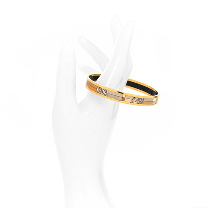 Hermes Enamel Printed Della Cavalleria Narrow Bracelet 65 2 of 5