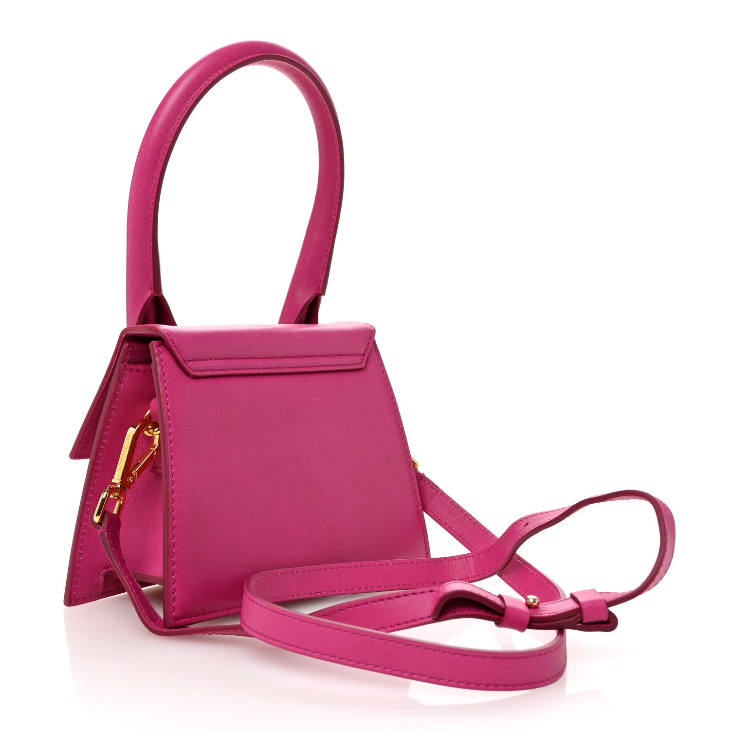 Jacquemus Smooth Calfskin Le Chiquito Moyen Dark Pink 3 of 10