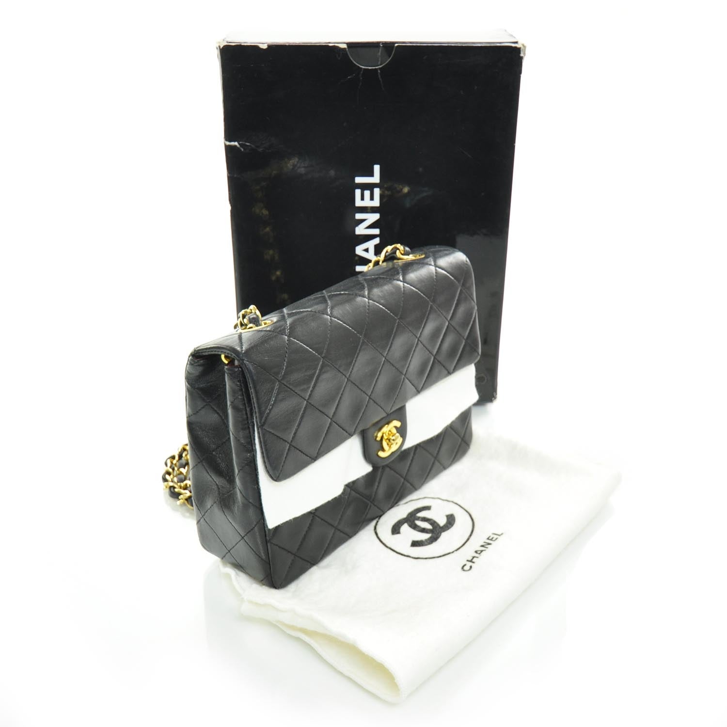 Chanel Lambskin Quilted Mini Flap Black 3 of 10