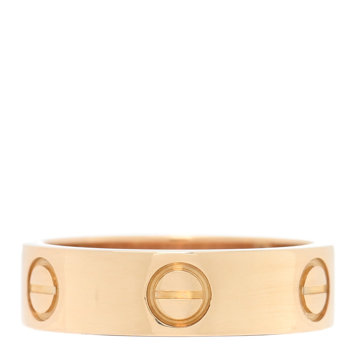 18K Yellow Gold 5.5mm LOVE Ring 53 6.25