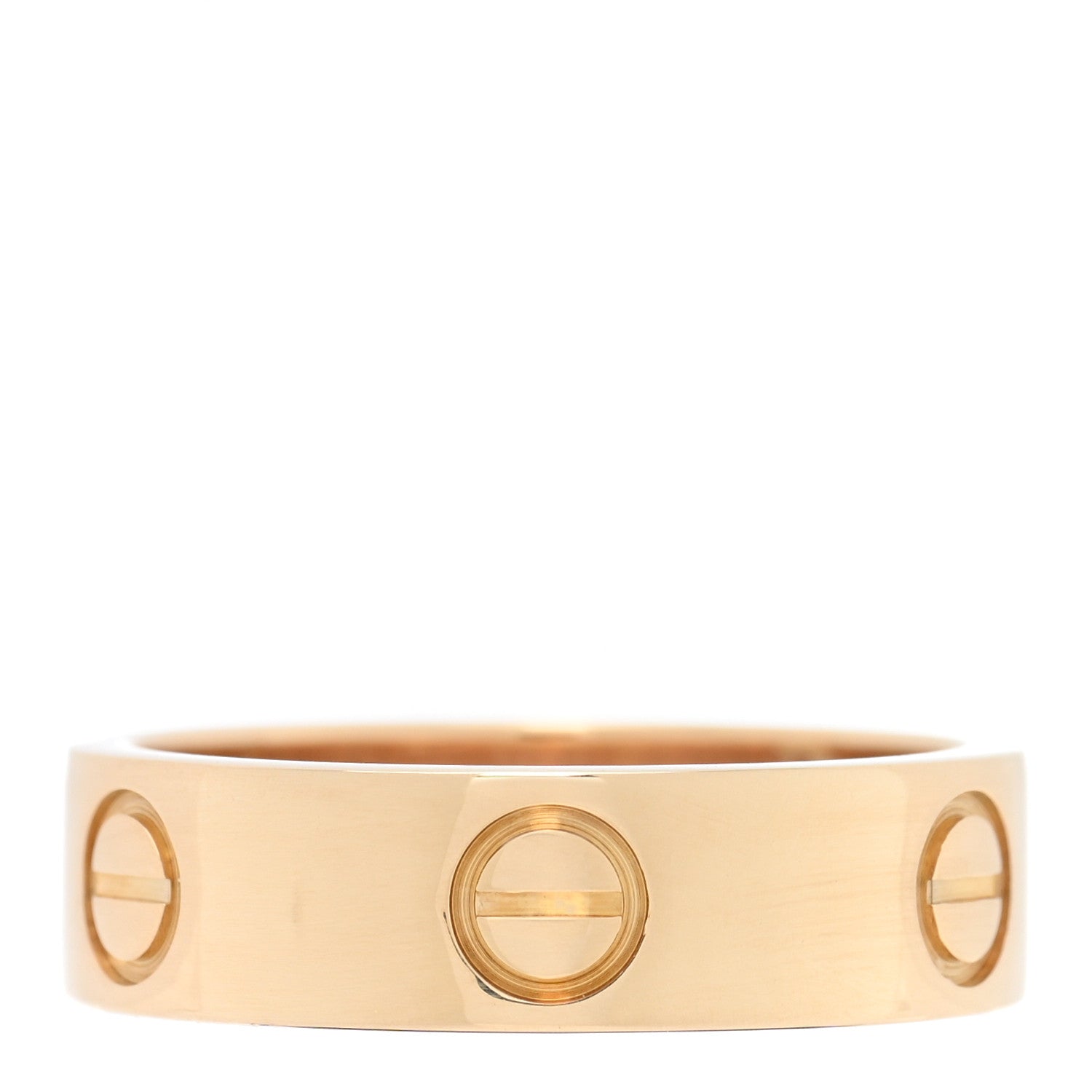 Cartier 18K Yellow Gold 5.5mm LOVE Ring 53 6.25 3 of 4