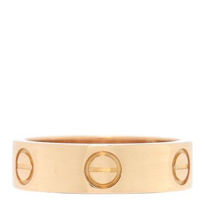 Cartier 18K Yellow Gold 5.5mm LOVE Ring 53 6.25 3 of 4