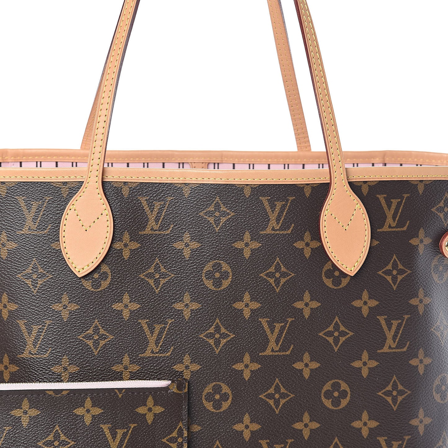 Monogram Neo Neverfull MM Rose Ballerine