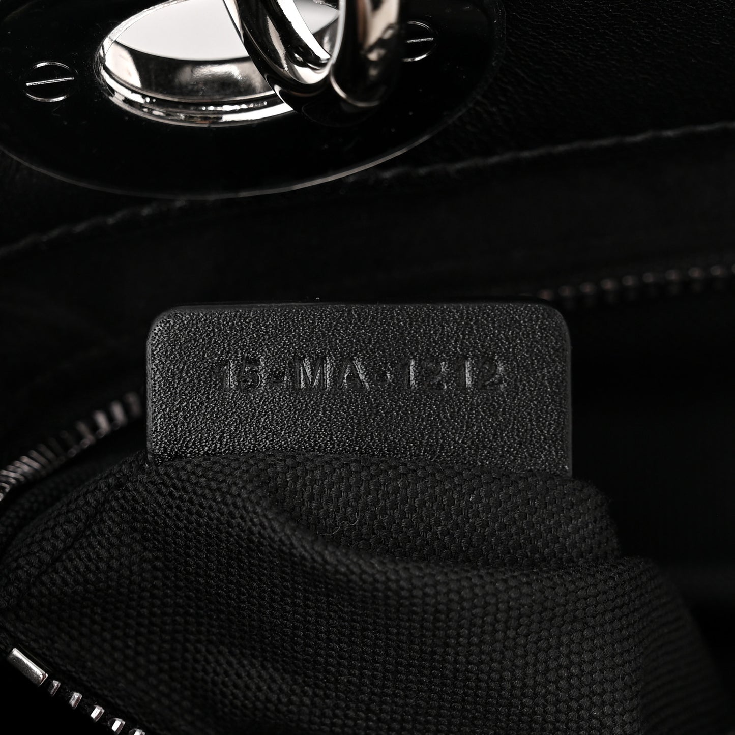 Lambskin Cannage The Lady 95.22 Black