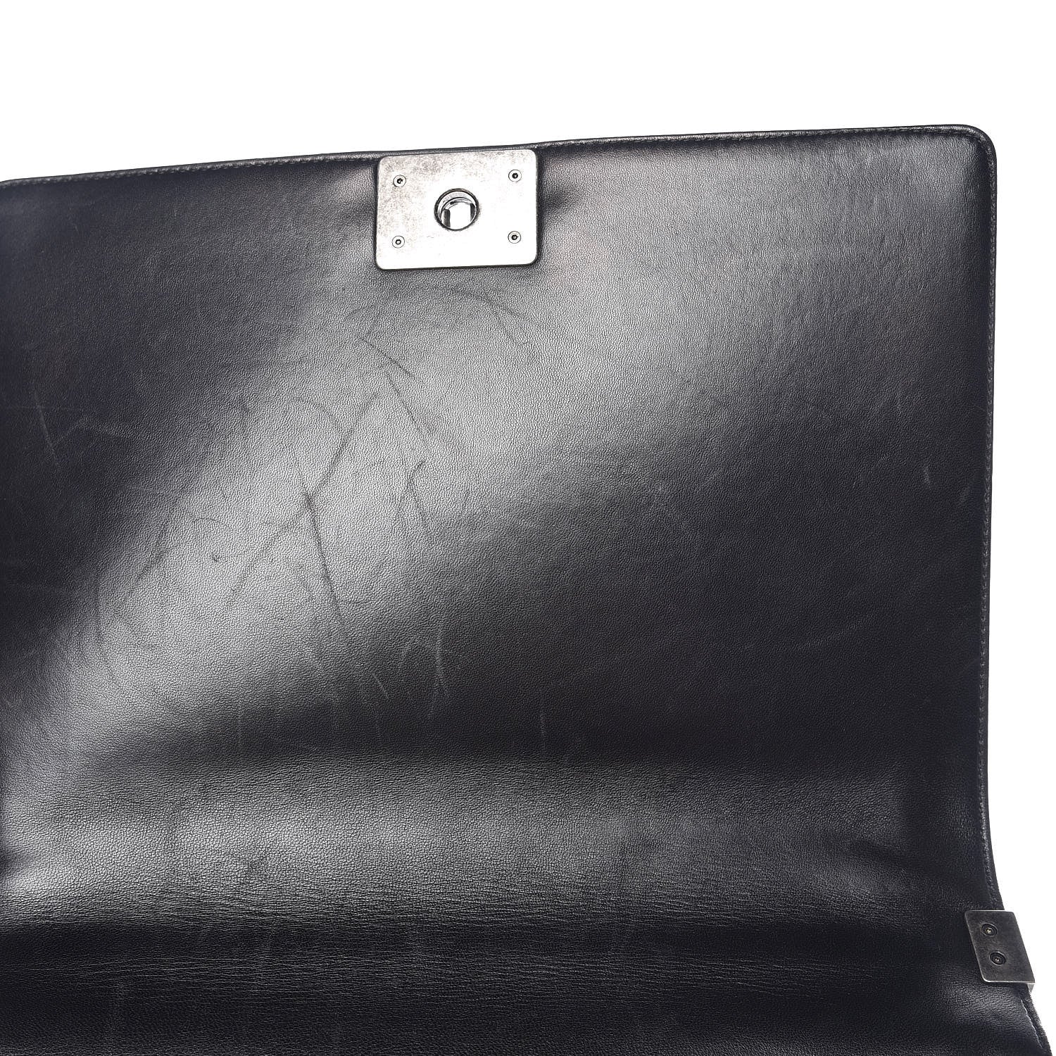 Chanel Lambskin Quilted Large Boy Flap Black 8 of 13