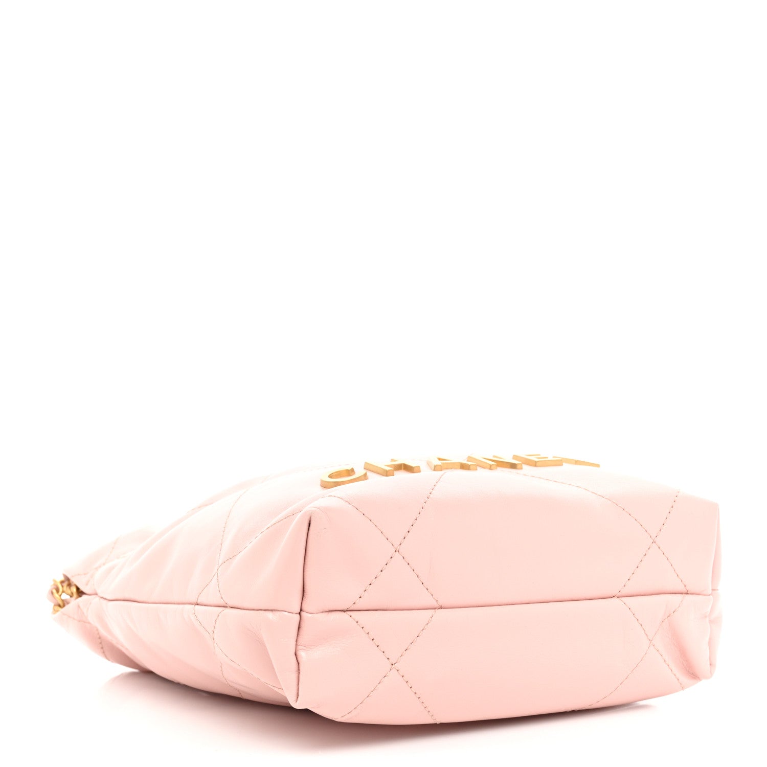 Chanel Shiny Calfskin Quilted Mini Chanel 22 Rose Clair 4 of 13