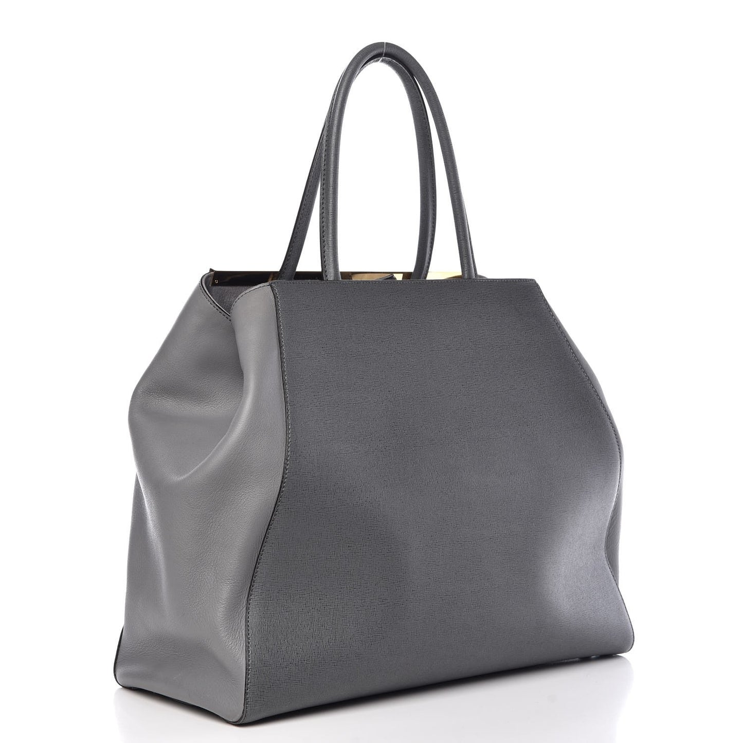 Vitello Elite Large 2Jours Tote Grigio Grigio Chiaro