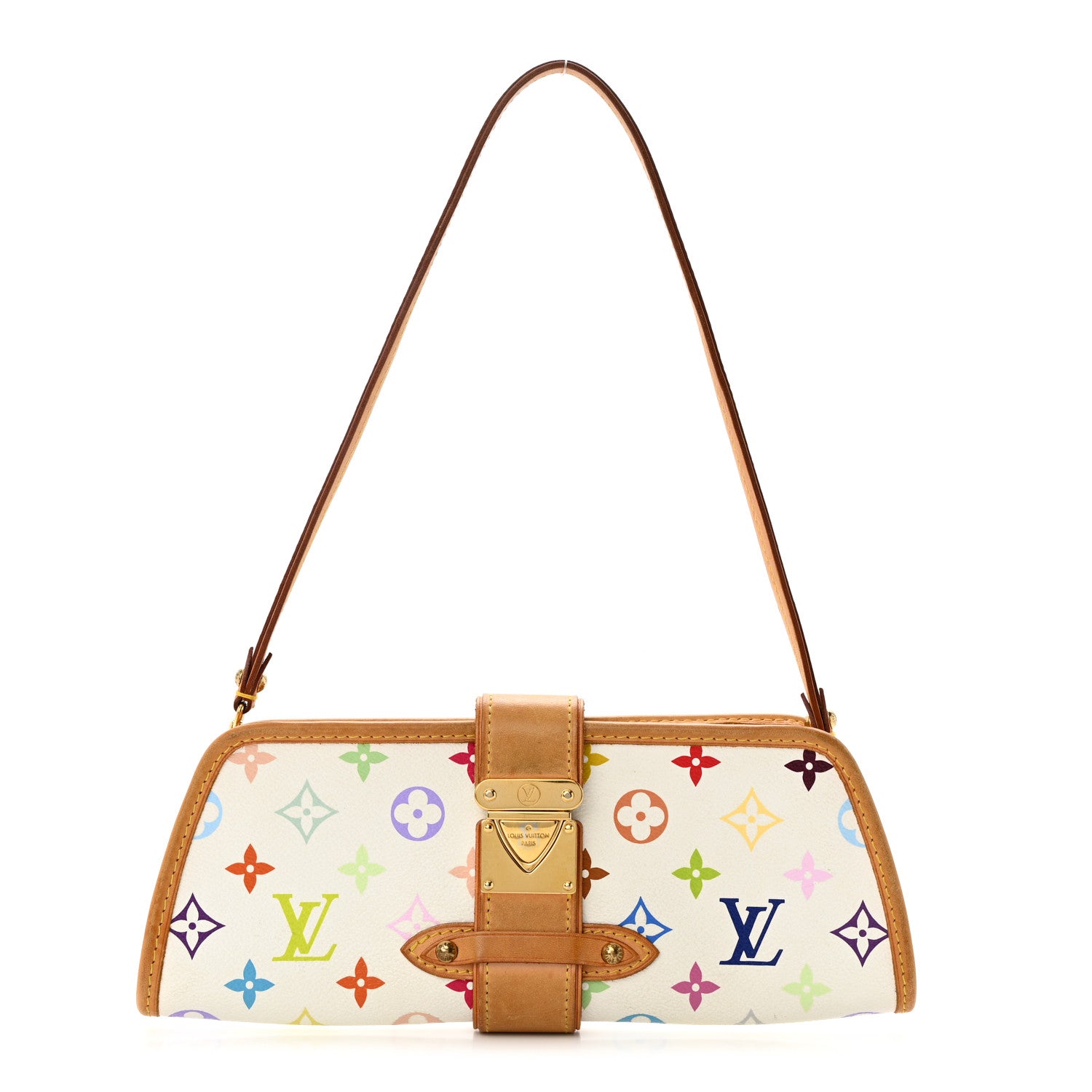Louis Vuitton Monogram Multicolor Shirley White 1 of 9