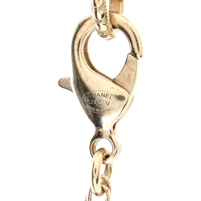 Chanel Pearl CC Round Pendant Necklace Gold 6 of 7