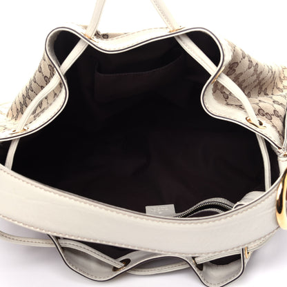 Gucci Monogram Medium Interlocking Icon Shoulder Bag White 4 of 11