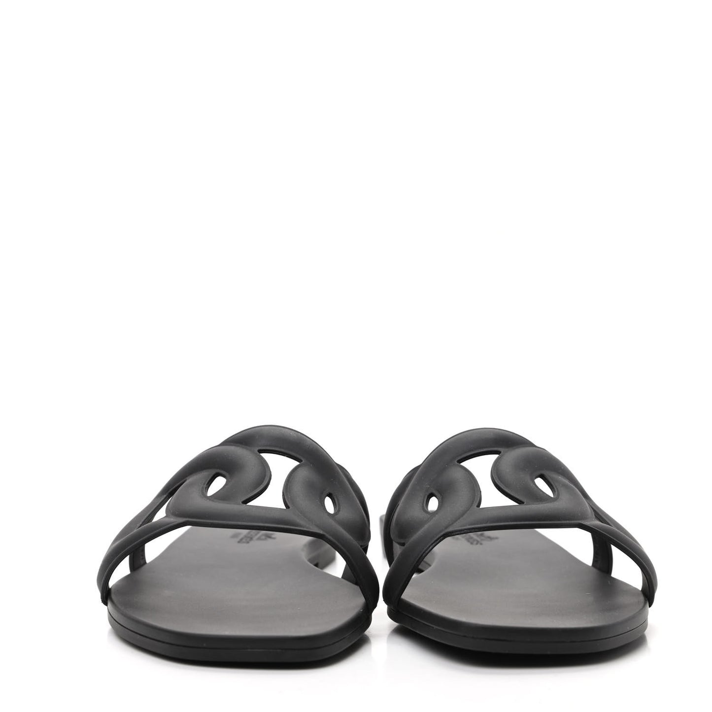 Rubber Aloha Sandals 36 Black