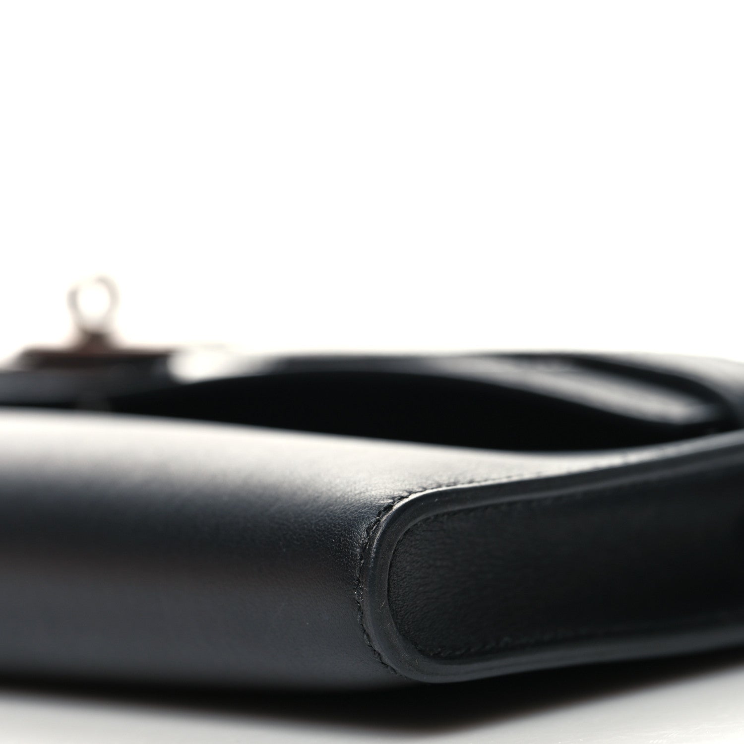 Hermes Swift Kelly Cut Clutch Pochette Black 9 of 10