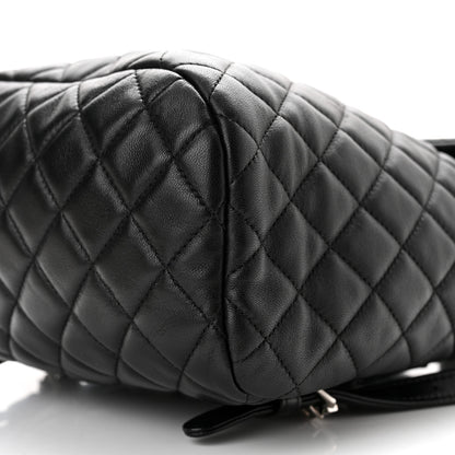 Chanel Lambskin Quilted Small Urban Spirit Backpack Black 10 of 10